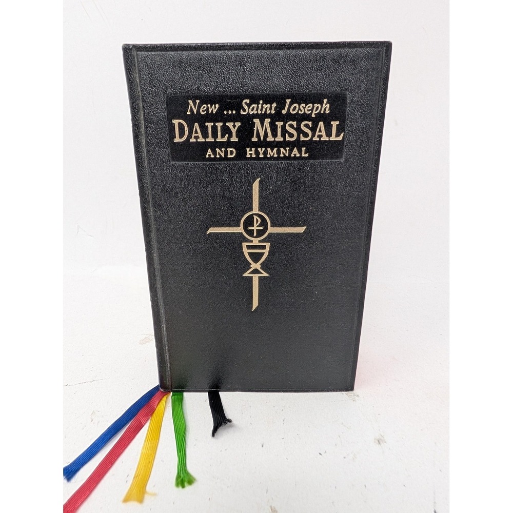 New Saint Joseph Daily Missal And Hymnal Catholic Book Publishing Black